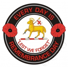 Queens Royal West Surrey Regiment Remembrance Day Sticker